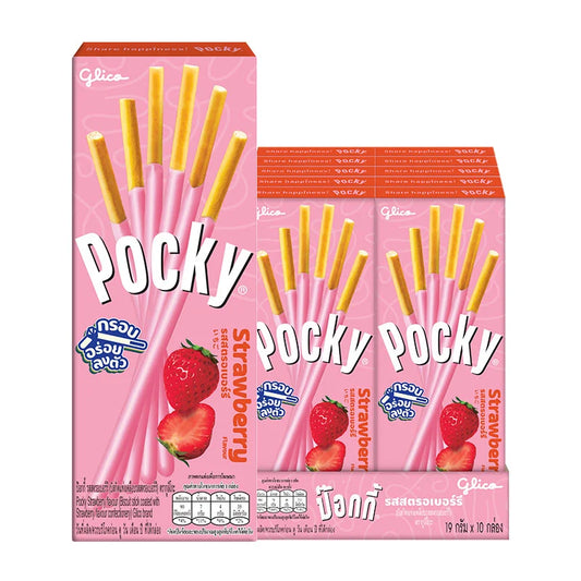 Pocky Strawberry 19g x10