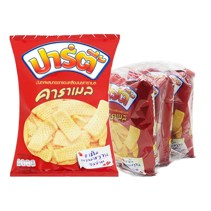 PARTY Sweet Potato Chips Coated With Butter Caramel 48g x3