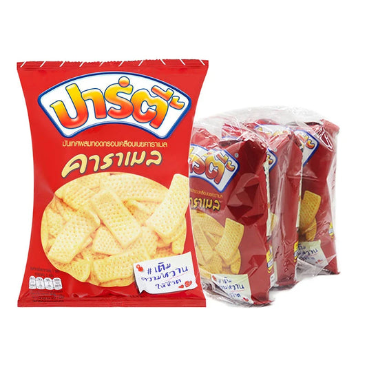 PARTY Sweet Potato Chips Coated With Butter Caramel 48g x3