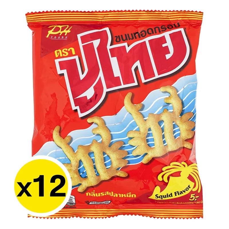 PU Thai Crispy Snack Squid 12g x12