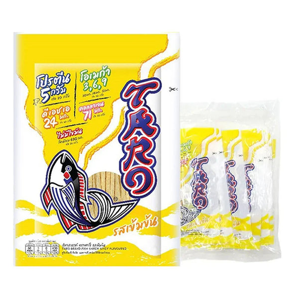 TARO Fish Snack 5g pack, showing colorful packaging with images of fish, designed for healthy pet treats.