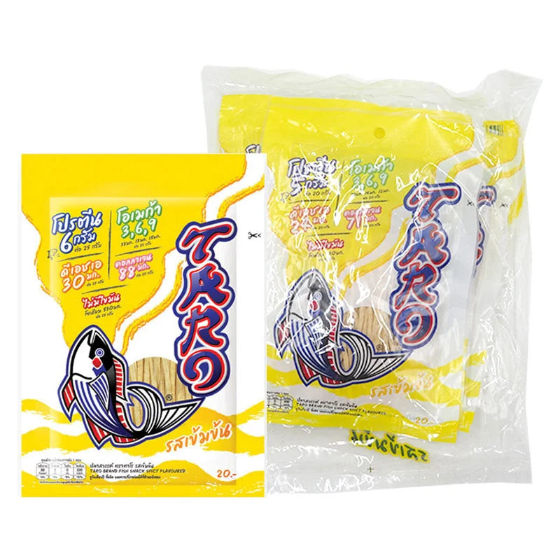 TARO Fish Snack Spicy Flavored 20g x6