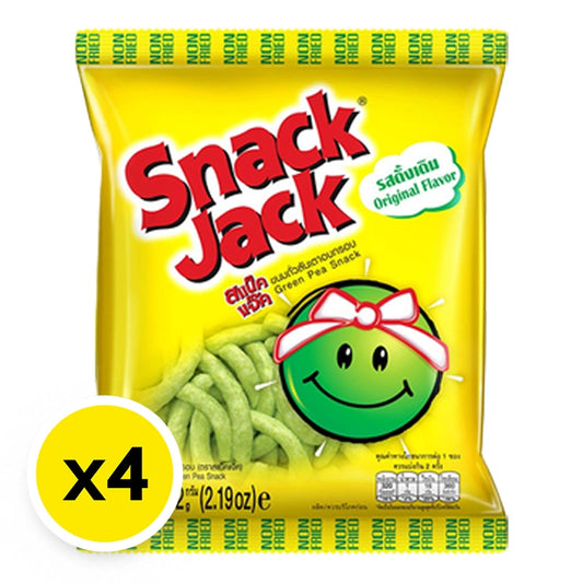 Snack Jack Green Pea Originals 62g x4