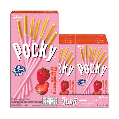 Pocky Biscuit Stick Strawberry 39g x10