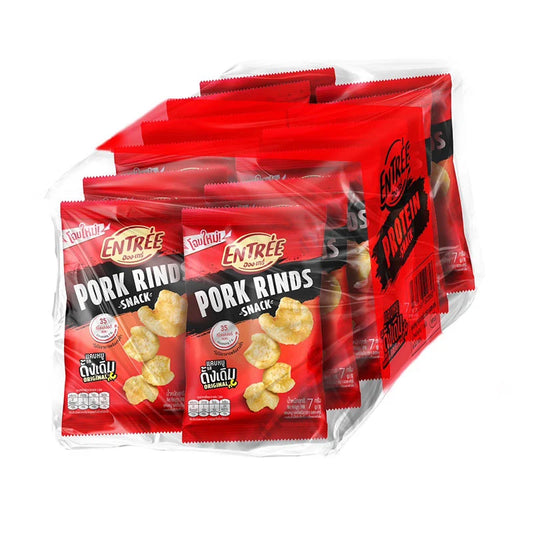 ENTREE Crispy Pork Rinds Original 7g x12