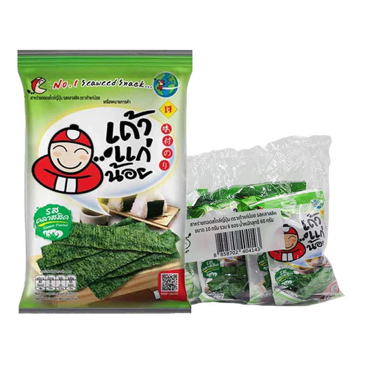 Taokaenoi Fried Seaweed Classic 10g x6
