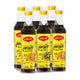 Maggi Seasoning Sauce bottles, 200 ml each, arranged in a pack of six, with labels showing the Maggi brand logo.