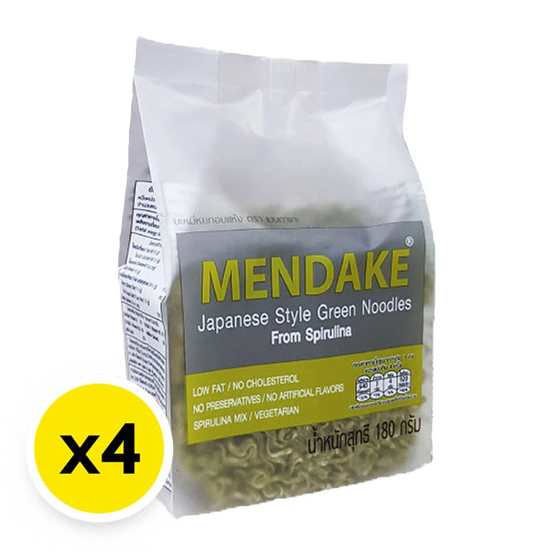 Mendake Green Noodle 180g x4
