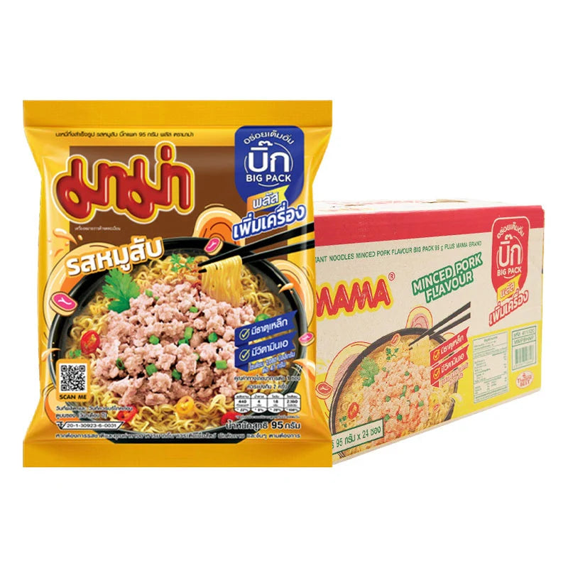 MAMA Big Pack Instant Noodle Minced Pork 95g x24