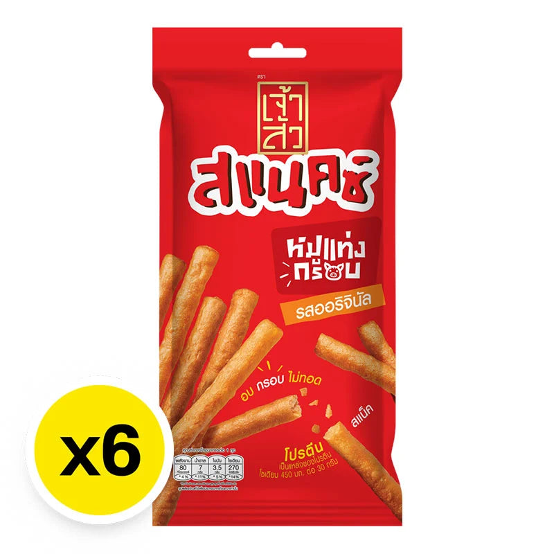 Chao SUA Snack Pork Stick 18g x6