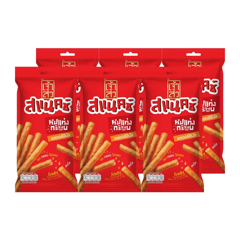 Chao SUA Snack Pork Stick Original 18g x6