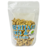 Heritage roasted salted cashews in a bowl, showing the crunchy, salted snack with a golden-brown appearance.