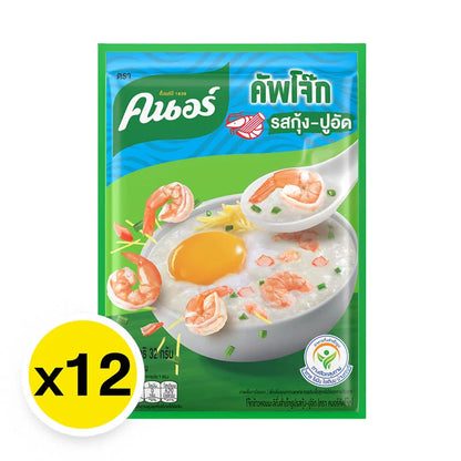 Knorr Instant Porridge With Shrimp & Crabsticks 32g x12