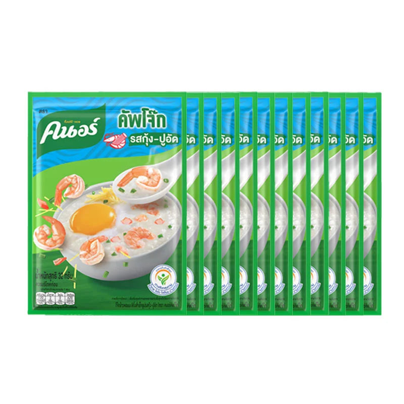 Knorr Instant Porridge With Shrimp & Crabsticks 32g x12