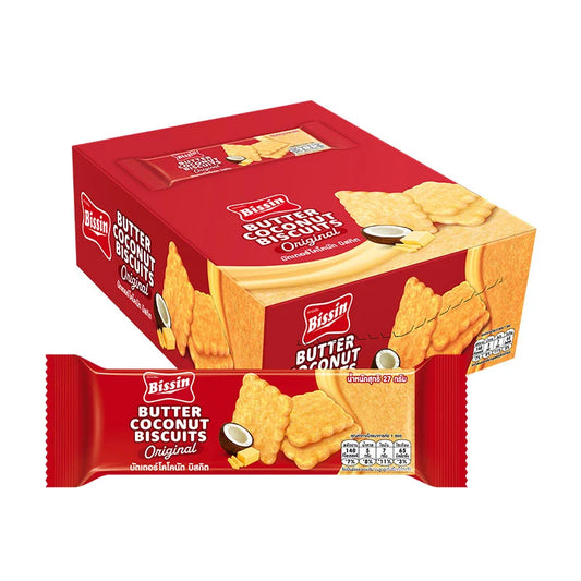 Bissin Butter Coconut Biscuits 27g x12