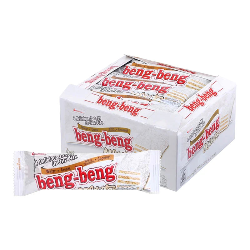 Beng Beng Wafer White Chocolate 20g x12