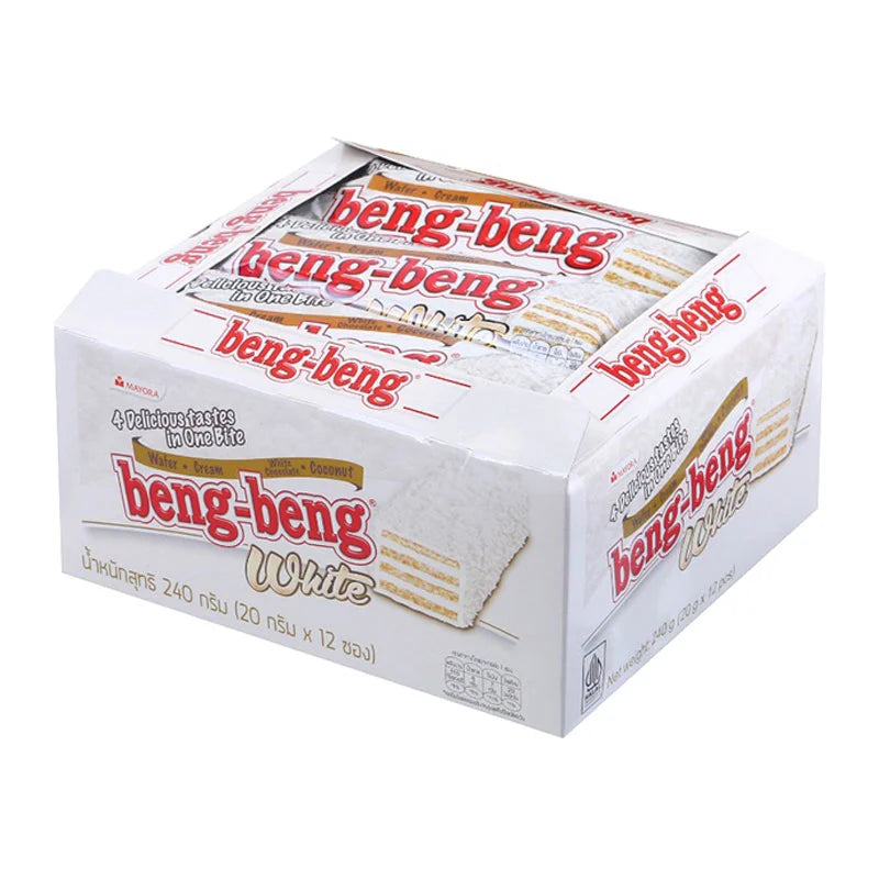 Beng Wafer White Chocolate 20g x12
