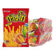 Twistko BBQ flavor corn snack in 17g bag, showing crispy corn chips with BBQ seasoning and branding on the packaging.
