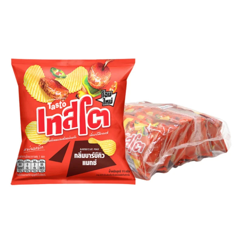 TASTO Potato Chips Barbecue Max 11g x12