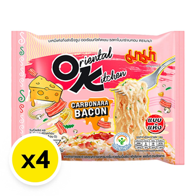 Mama Oriental Kitchen Instant Noodles Carbonara Bacon 85g