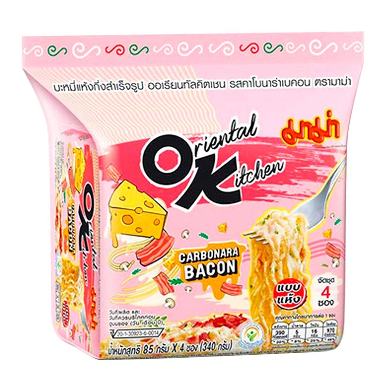 Mama Oriental Kitchen Instant Noodles Carbonara Bacon 85g