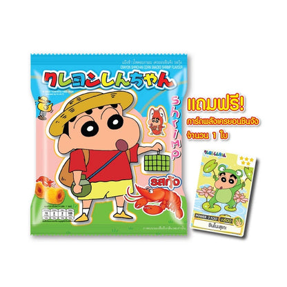 Shinchan Free Card Crispy Corn Shrimp 11g x12