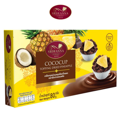 Sriwanna Crispy Thong Rolls Mixed With Chocolate Dried Pineapple