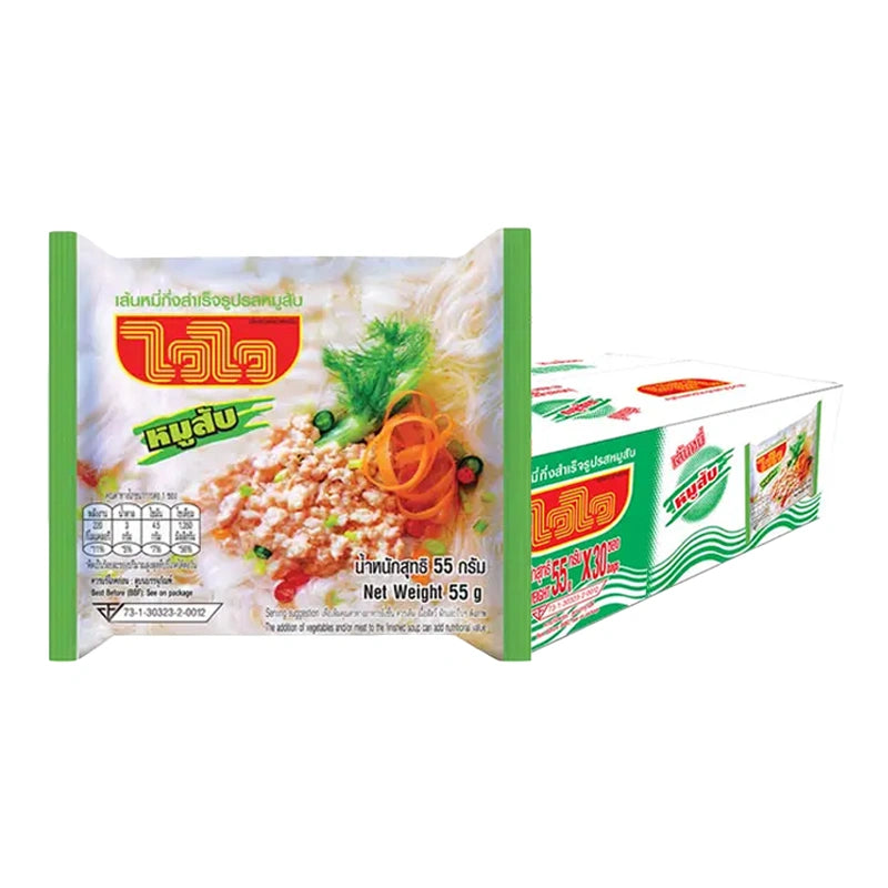 WAIWAI Vermicelli Minced Pork 55g x30