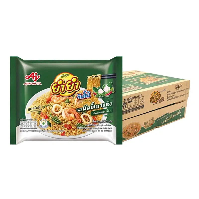 YUMYUM Jumbo Instant Noodle Pad Kee Mao 60g x30