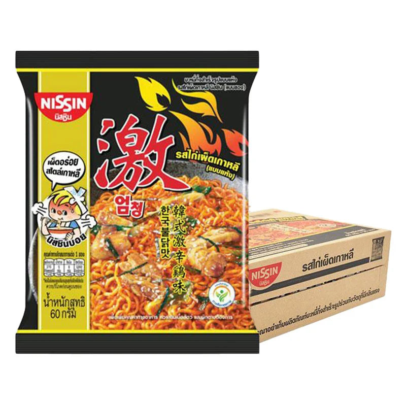 NISSIN Premium Bag Korean Hot Chili Chicken 60g x30