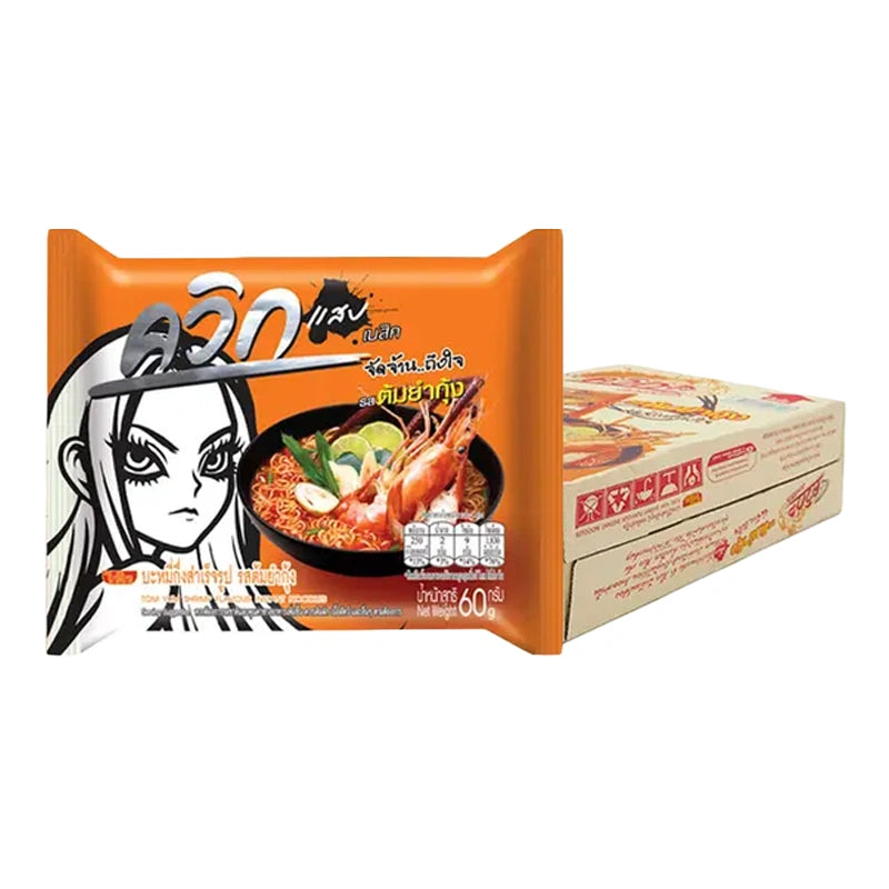 QUICK Instant Noodle Tom Yum Shrimp 60g x30