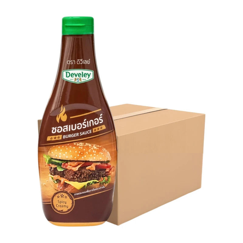 Develey Burger Sauce Pack Of 12 Bottles 370g