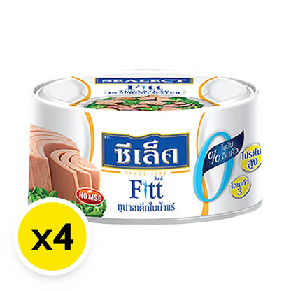 Sealect Fitt Tuna Steak In Spring Water 165g x4