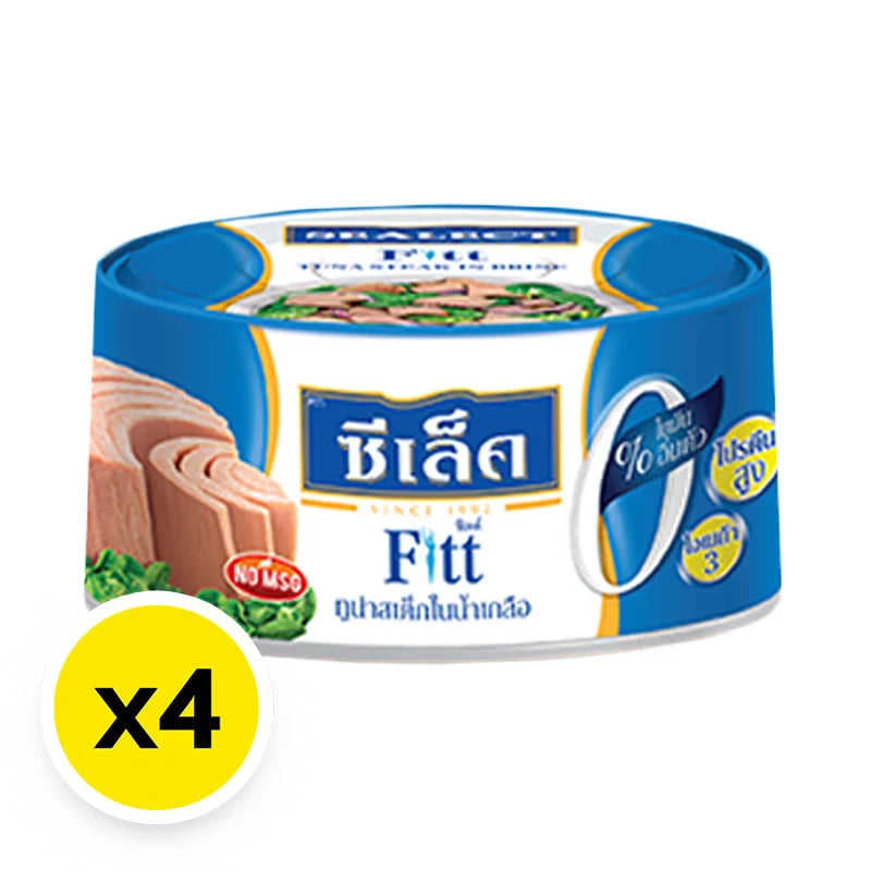 Sealect Fitt Tuna Steak In Brine 165g x4