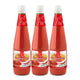MABIN Chili Sauce 640g bottle with red chili peppers and label, displayed in a row, showcasing spicy condiment packaging.
