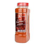 Ground paprika in a 350g package from No.1 Hand Brand, dry grocery spice with vibrant red color and textured spice granules.