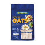 Mcgarrett Cereal Oats Meal Instant 400g package showing dry oats in a clear bowl on a white background