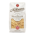 Dry grocery image of Lamolisana Fusilli No.28 pasta in 500g package, showcasing spiral-shaped Italian pasta from LAMOLISANA.