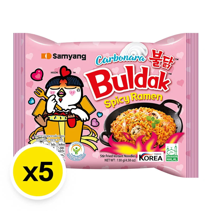 Samyang Ramen Hot Chicken Carbonara 130g x5