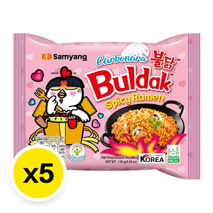 Samyang Ramen Hot Chicken Carbonara 130g x5