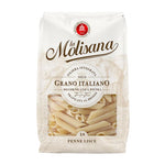 Dry grocery image of Lamolisana Penne Lisce No.18 pasta in a 500g package, showcasing the brand's dry pasta product.