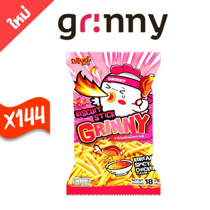 Grinny Biscuit Stick Korean Spicy Chicken Flavour 18g