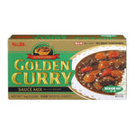 S&B Golden Curry Sauce Medium Hot 1kg dry grocery package with a colorful label and product image.