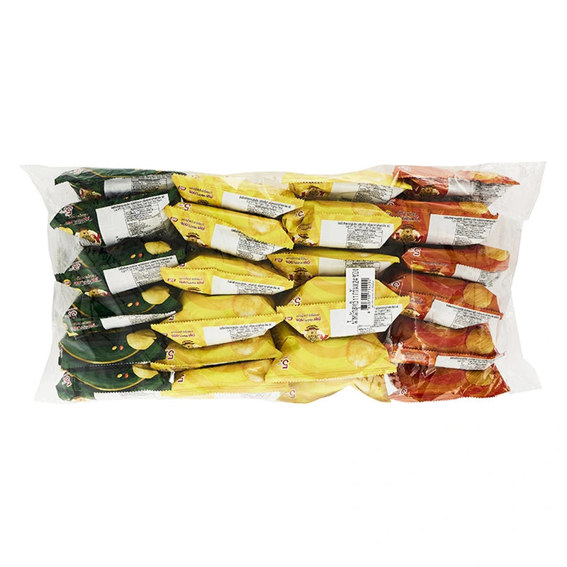 Lays Potato Chips Set Salt BBQ Miengkum 13g