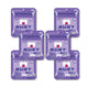 MUZT SUGAR-FREE Frosty Lavender lozenges in a 12.5g pack, showing six individually wrapped candies with lavender flavor.