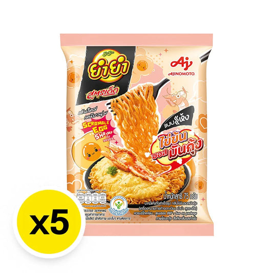 Yumyum Soodded Instant Noodle Dried Scramble Egg Shrimp Sauce