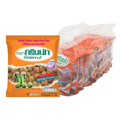 GREENNUT Crispy Green Peas Shrimp Flavor 17g x12