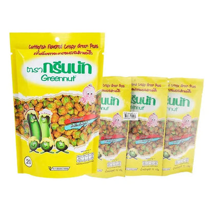 GREENNUT Crispy Green Peas Cuttlefish 70g x3