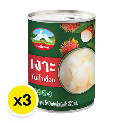 Double Pigeon Rambutan In Syrup 540g x3