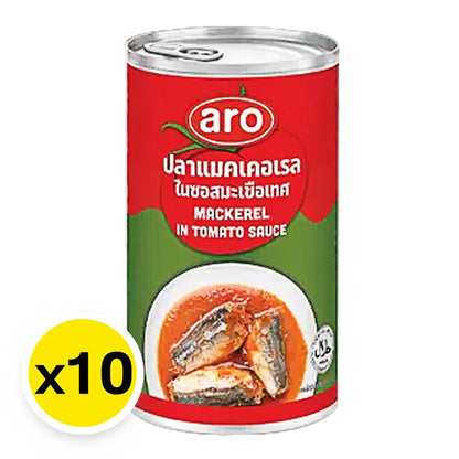 ARO Mackerel In Tomato Sauce 155g x10